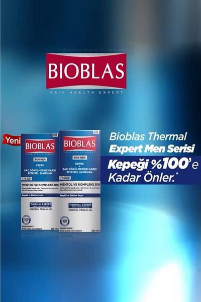 Bioblas Pro muže proti lupům vlasů mentol a komplex B19 360 ml