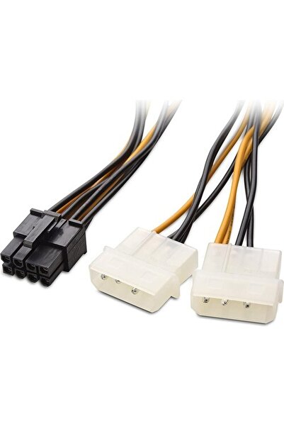 KEEPRO كابل الطاقة لبطاقة الرسومات موليكس 4 دبوس إلى 8 دبوس PCIE 30 سم