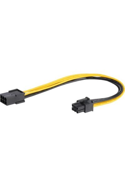 KEEPRO 6 Pin Female Male Pci E Graphics Card Extension Power Cable 30 cm