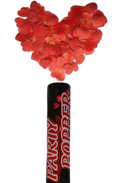 Bengisu Dekorasyon Party Popper Kalpli Konfeti 30 Cm