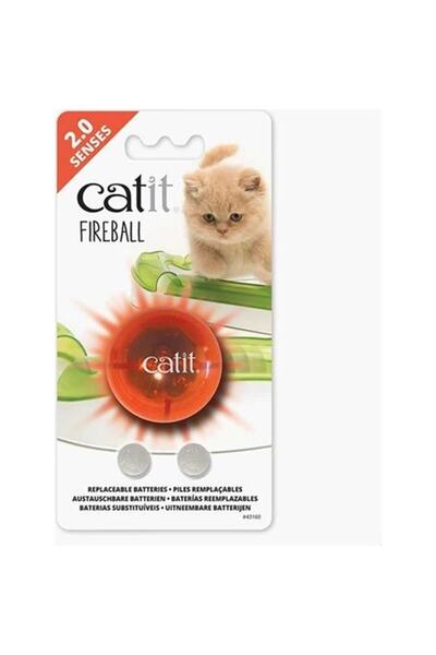Catit Senses 2.0 Fireball Lighted Cat Play Ball