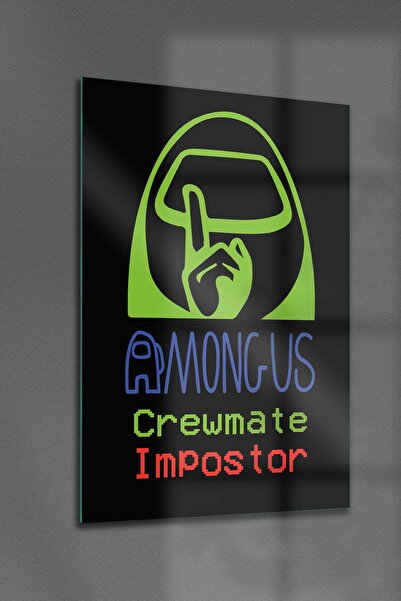 Decovetro Tablou din sticlă Gamer Imposter Among Us