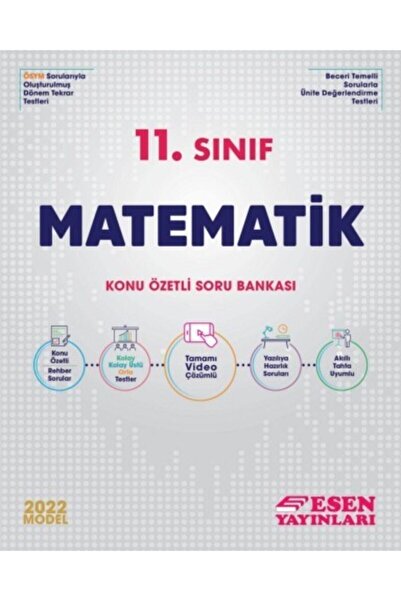 Esen Yayınları 11.sınıf Matematik Konu Özetli Soru Bankası