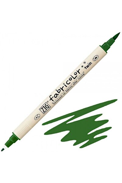 Zig قلم قماش مزدوج ماركر من القماش باللون الأخضر 040