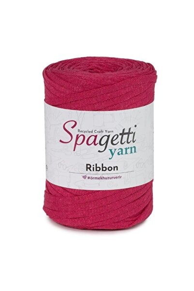 Spagettiyarn Fuchsia Ribbon Rope