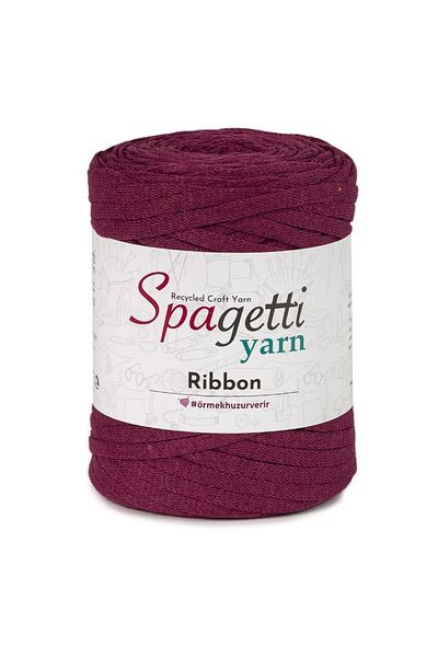 Spagettiyarn Σχοινί με βιολετί κορδέλα
