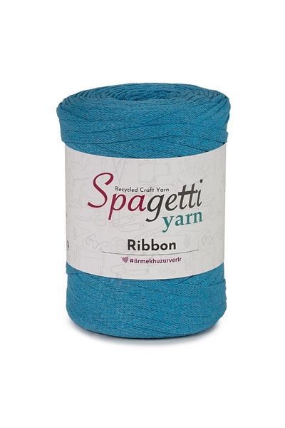 Spagettiyarn Σχοινί Τυρκουάζ Κορδέλα