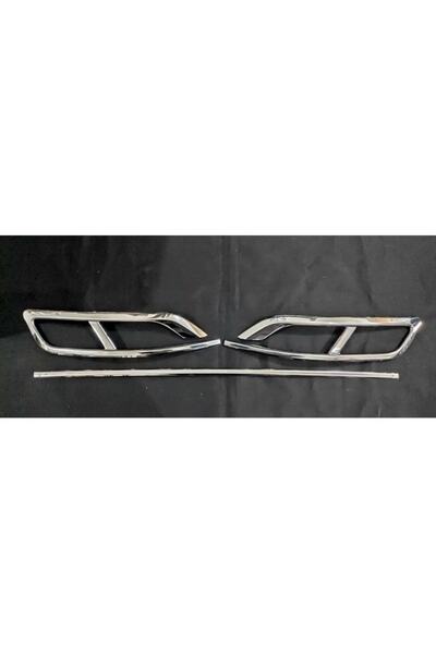 ueskrom Vw Passat B8.5 Uyumlu Çift Egzoz Arka Difüzör Kromu 3parça 2019 Ve Üzeri