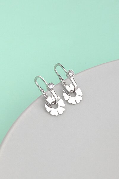 Miavi Silver 925 Ayar Gümüş Yonca Göçmen Küpesi