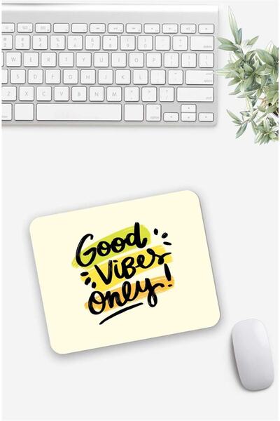 Gizeo Concept Mouse Pad cu mesaj „Good Vibes”