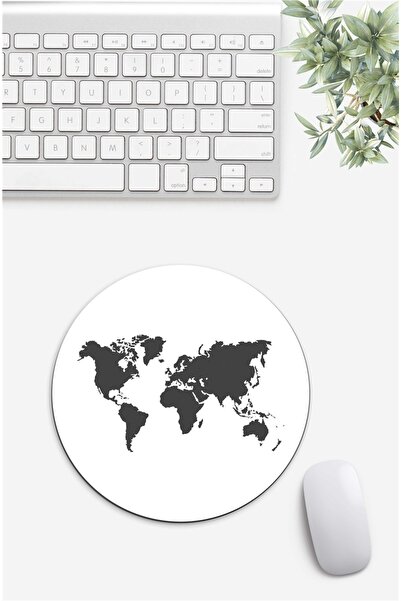 Gizeo Concept Mouse Pad cu model Harta lumii albe