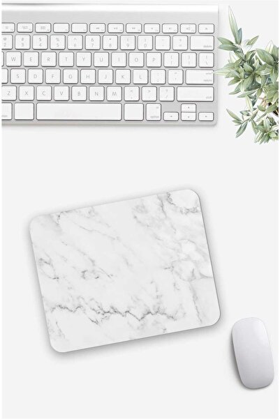 Gizeo Concept Mouse Pad cu 2 modele din marmură albă