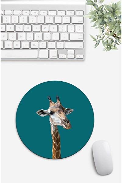 Gizeo Concept Mouse Pad poligonal cu model girafă