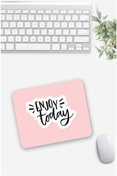 Gizeo Concept Mouse Pad cu mesajul „Bucură-te de azi”