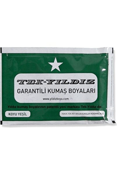 TekYıldız Tek Yıldız Kumaş Boyası Koyu Yeşil