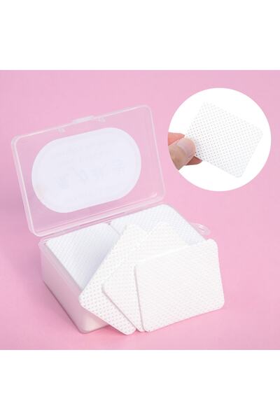 Genel Markalar İpek Kirpik Yapıştırıcı Ucu Temizleme ve Oje Silme Pedi