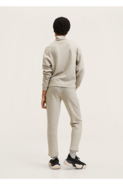 MANGO Woman Dik Yakalı Sweatshirt