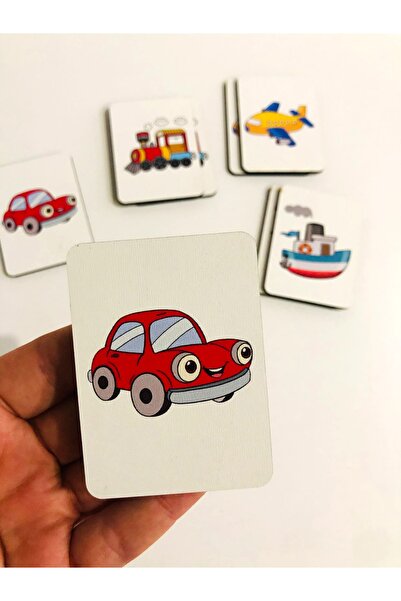 samsunlazer أتعلم الأدوات، بطاقات مطابقة خشبية، لعبة الذاكرة، حقيبة بطاقات ال...