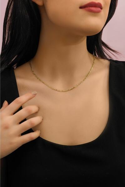 myorogold 14 Ayar Altın Figaro Kolye