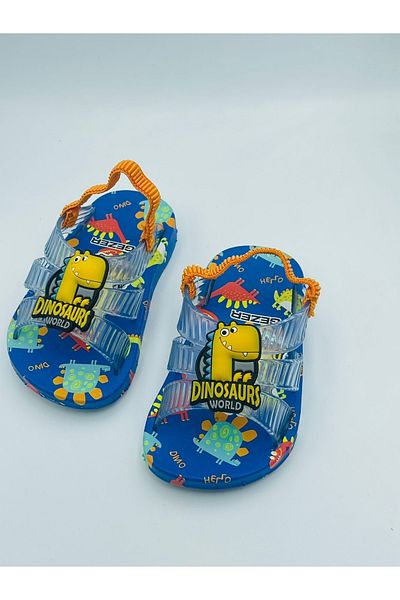 GEZER Dinosaur Patterned Baby Sandals Slippers