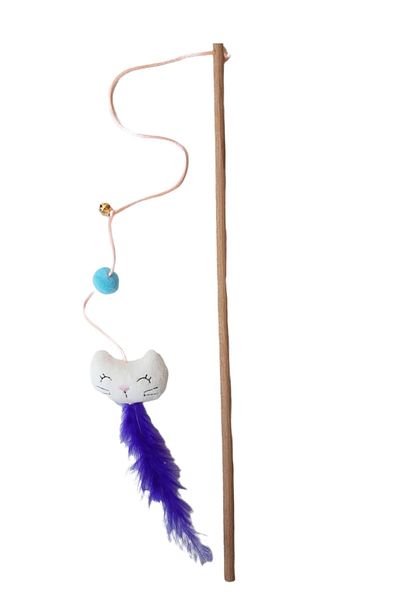 Be Cat Plushoft Gird White Sleeping Cat Toy with Sound