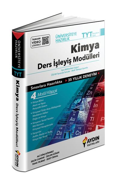 Aydın Yayıncılık Aydın Yayınları Üniversiteye Hazırlık Tyt Kimya Ders Işleyiş...