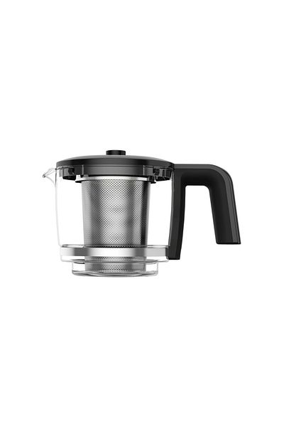 Arçelik 2000 W Stainless Steel Electric Samovar with Glass Teapot