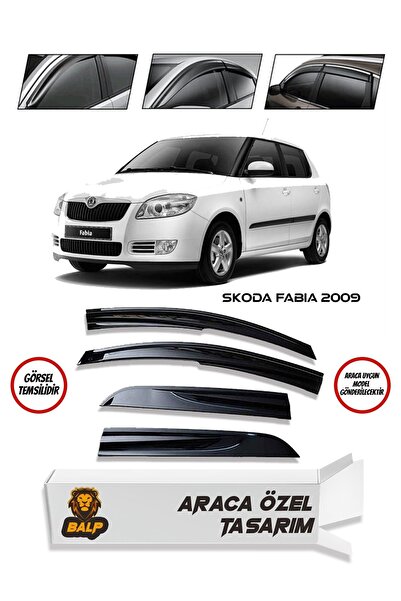 BALP Skoda Fabia Cam Rüzgarlığı 4lü 2009 Ve Üzeri