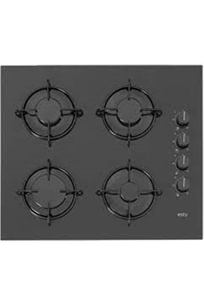 Esty Aco 5335 B 4 Gözlü Siyah Ankastre Gömmeli Cam Ocak Sancak Alimer