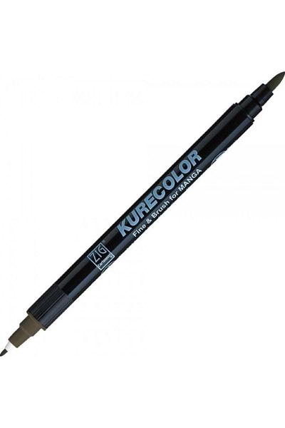 Zig Kurecolor Fine & Brush for MANGA Marker Drawing Pen W.09 Warm Gray 9
