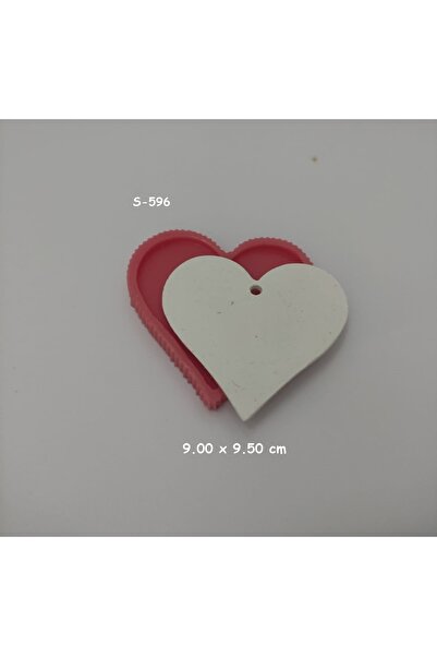 AnkaHobiMarket Askılı Kalp Silikon Kalıp