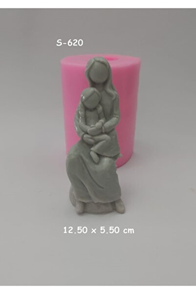 AnkaHobiMarket Anne Kız Silikon Kalıp