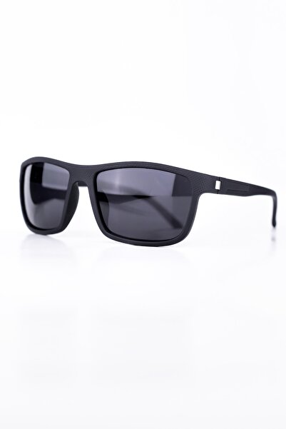 Focus On Light Unbreakable Matte Black Polarized Men's Sunglasses