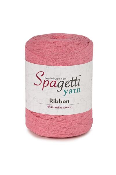 Spagettiyarn Pink Ribbon Rope