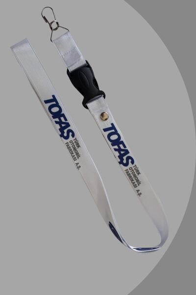 TUSBA MARKET Suport pentru oglindă auto alb cu logo Tofaş Opar și frânghie pentru oglindă cu breloc