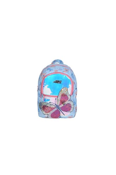 Me Çanta Geantă de școală Miss Mirella Blue Butterfly 21070