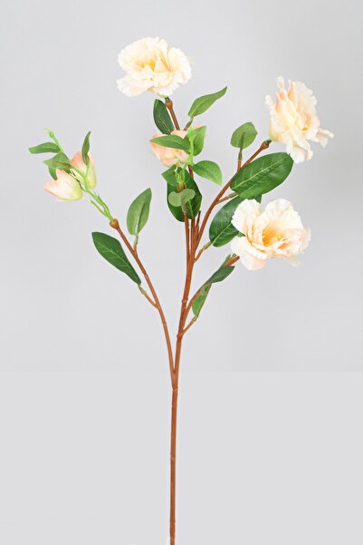 Yapay Çiçek Deposu Yapay Çiçek Tomurcuklu Lisyantus Dalı 70 Cm Somon