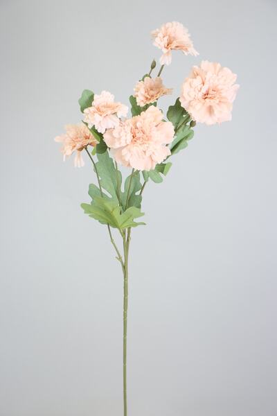 Yapay Çiçek Deposu Yapay 6lı Gerbera Dalı 80 Cm Pudra