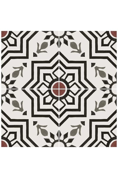 FNC CONCEPT Tile Patterned Modern Adhesive Foil 65x100cm