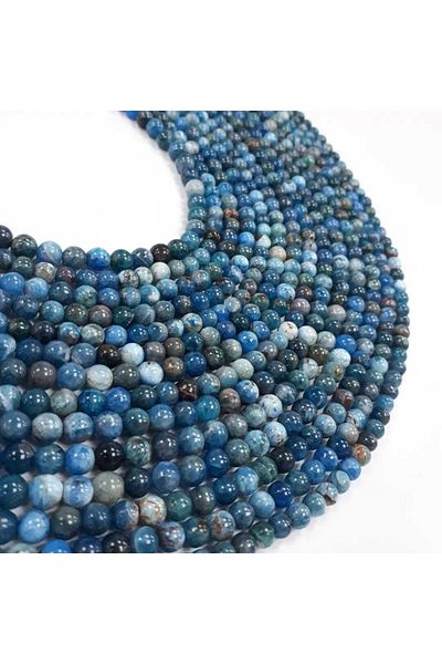 Yüksel Boncuk 6mm Apatite Natural Stone String (1 String)