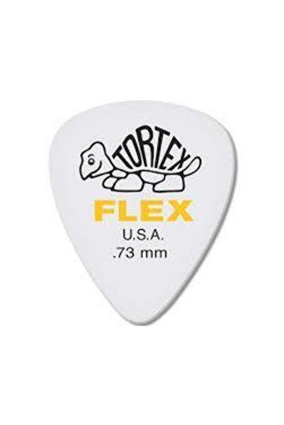 Jim Dunlop 428b.73 تورتكس 1 قطعة فليكس بينا - 0.73 ملم. الغيتار بيك
