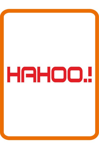 KDMAKSESUAR Hahoo" Auto Sticker Motor Sticker 25x8 Cm Red