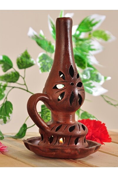 Samesa Toprak Fener Abajur Biblo Güveç Testi