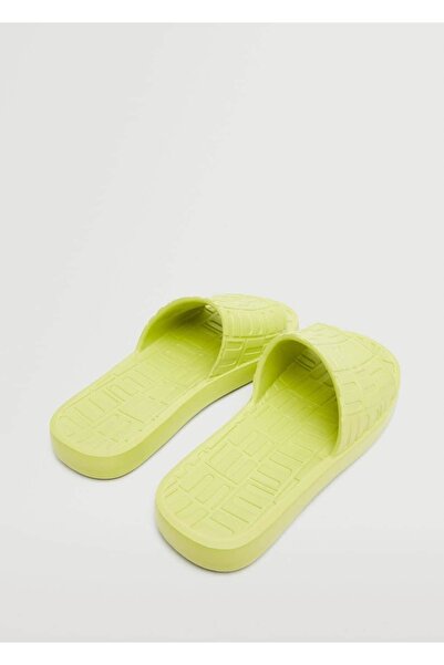 MANGO Woman Vinil Bantlı Sandalet