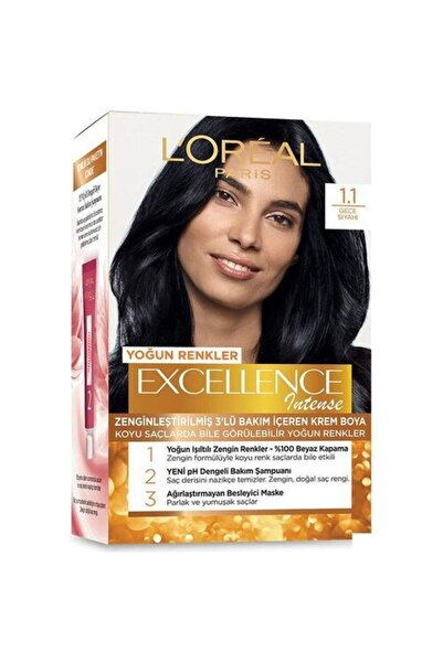 L'Oreal Paris L'oréal Paris Excellence Intense Saç Boyası 1.1 Gece Mavisi
