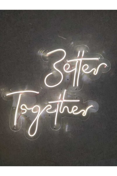 dekoraven Better Together Neon Led Sign Wedding Wedding Organization Decor