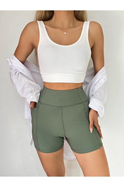 winmoda Κοντό κολάν με τσέπες - Αθλητικό κολάν