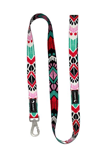 Wikipet Aztec Light Dog Walking Collar, Lockable Hook