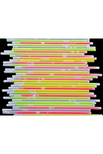 whitetech Neon Fosforlu Çubuk Glow Stick Parti Eğlencesi 10 Adet