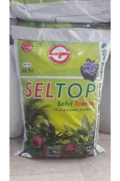 SELTOP 10 Lt Özel Karışımlı Toprak, Çiçek Toprağı, Torf, Saksı Toprağı, Süs B...